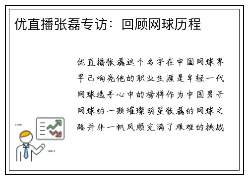 优直播张磊专访：回顾网球历程